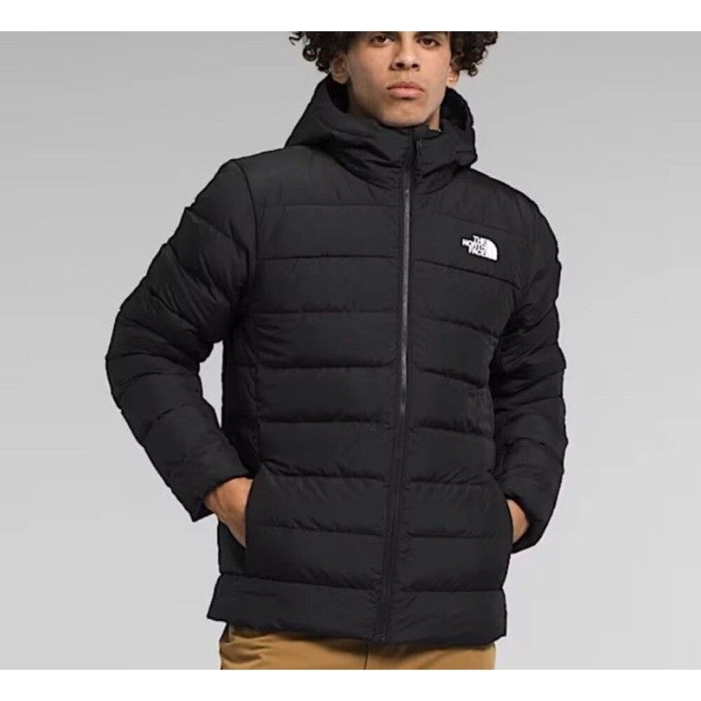 THE NORTH FACE Aconcagua 3 Down Hooded Jacket Insulated Lightweight Waterproof L
